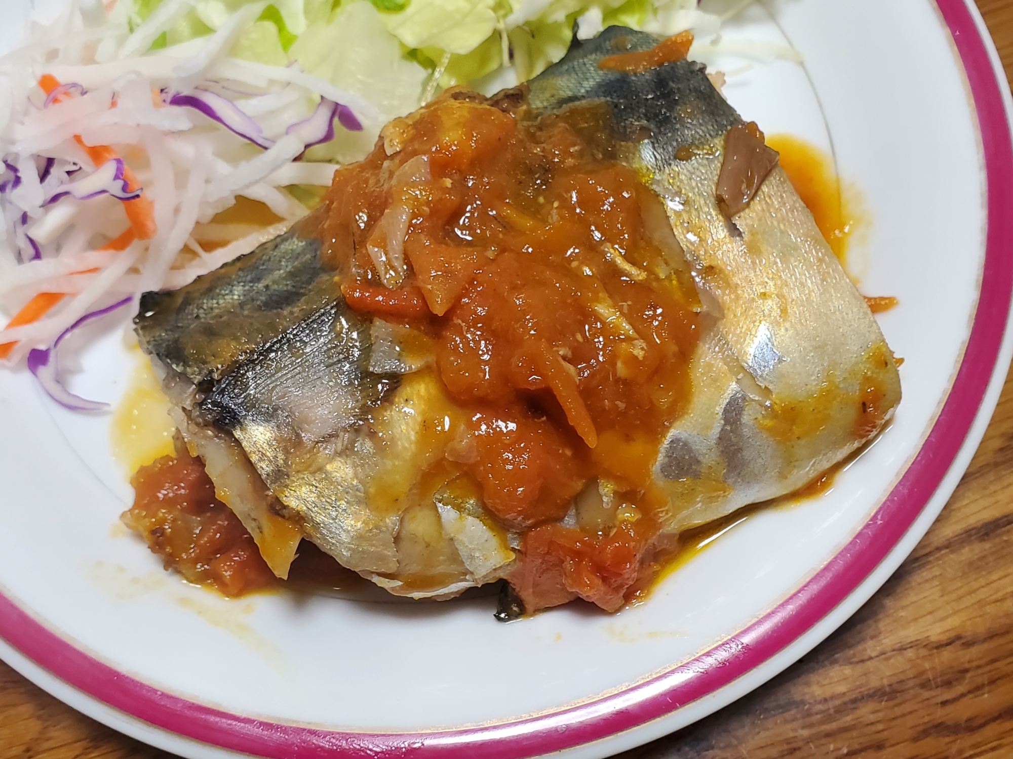 サバのトマト醤油煮