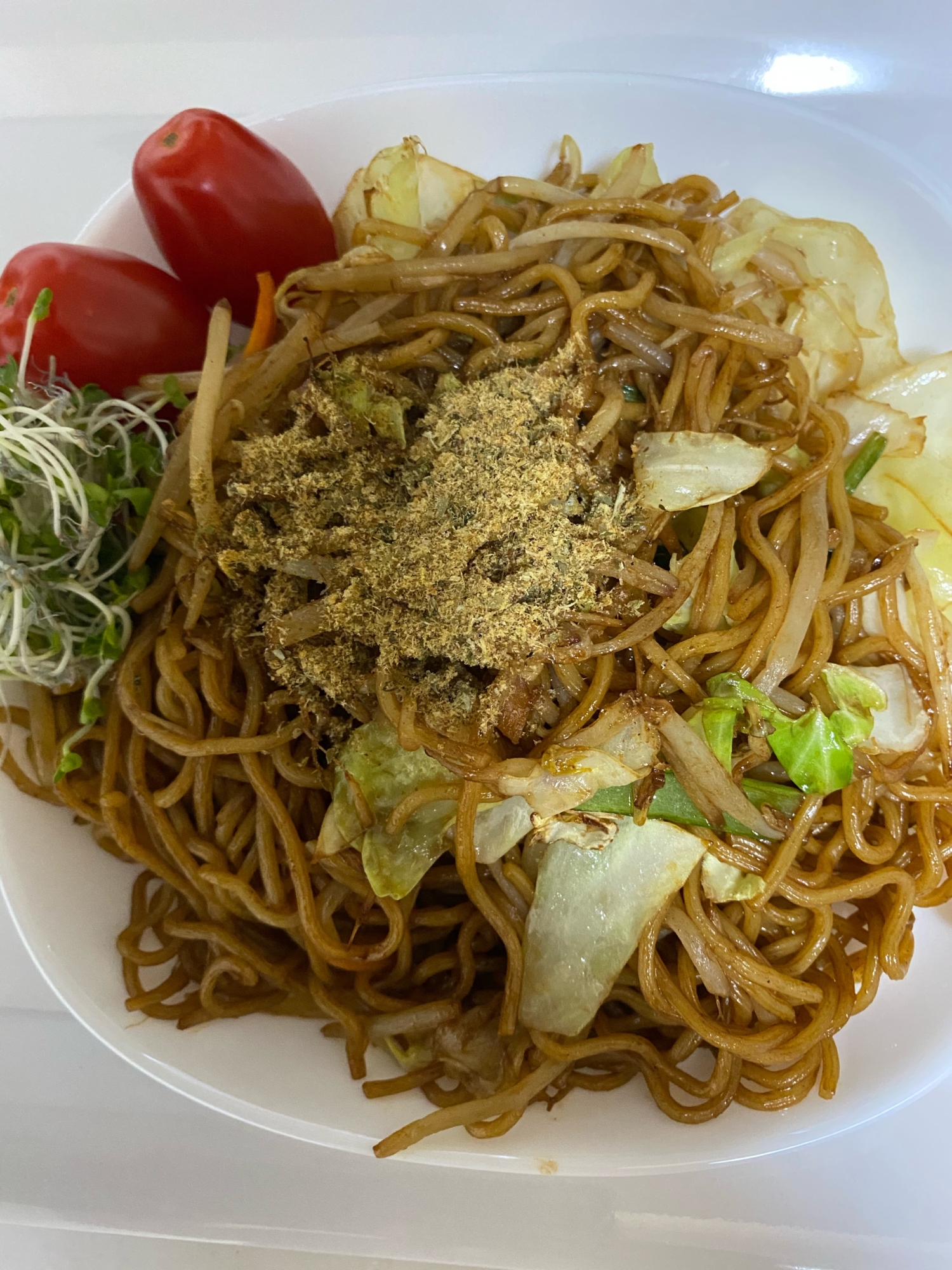 ソースマシマシ焼きそば(肉なし)