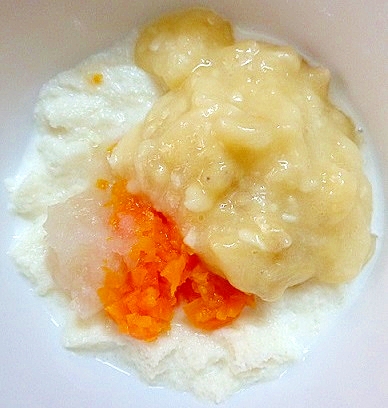 離乳食中期 にんじん 玉ねぎ バナナ入りパン粥 レシピ 作り方 By J Mammy 楽天レシピ 離乳食中期 にんじん 玉ねぎ バナナ入りパン粥 レシピ 作り方 By J Mammy 楽天レシピ