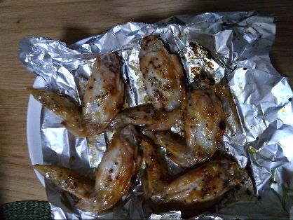 オーブントースターで☆BBQ手羽先