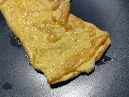 卵1個◆薄め卵焼き