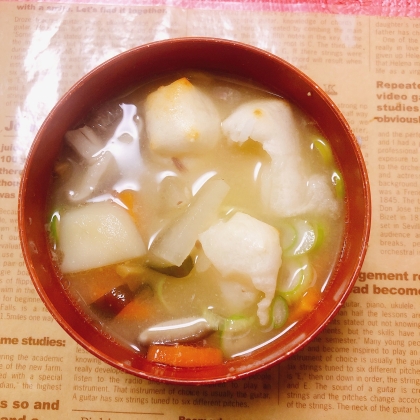 豚茄子野菜のお雑煮