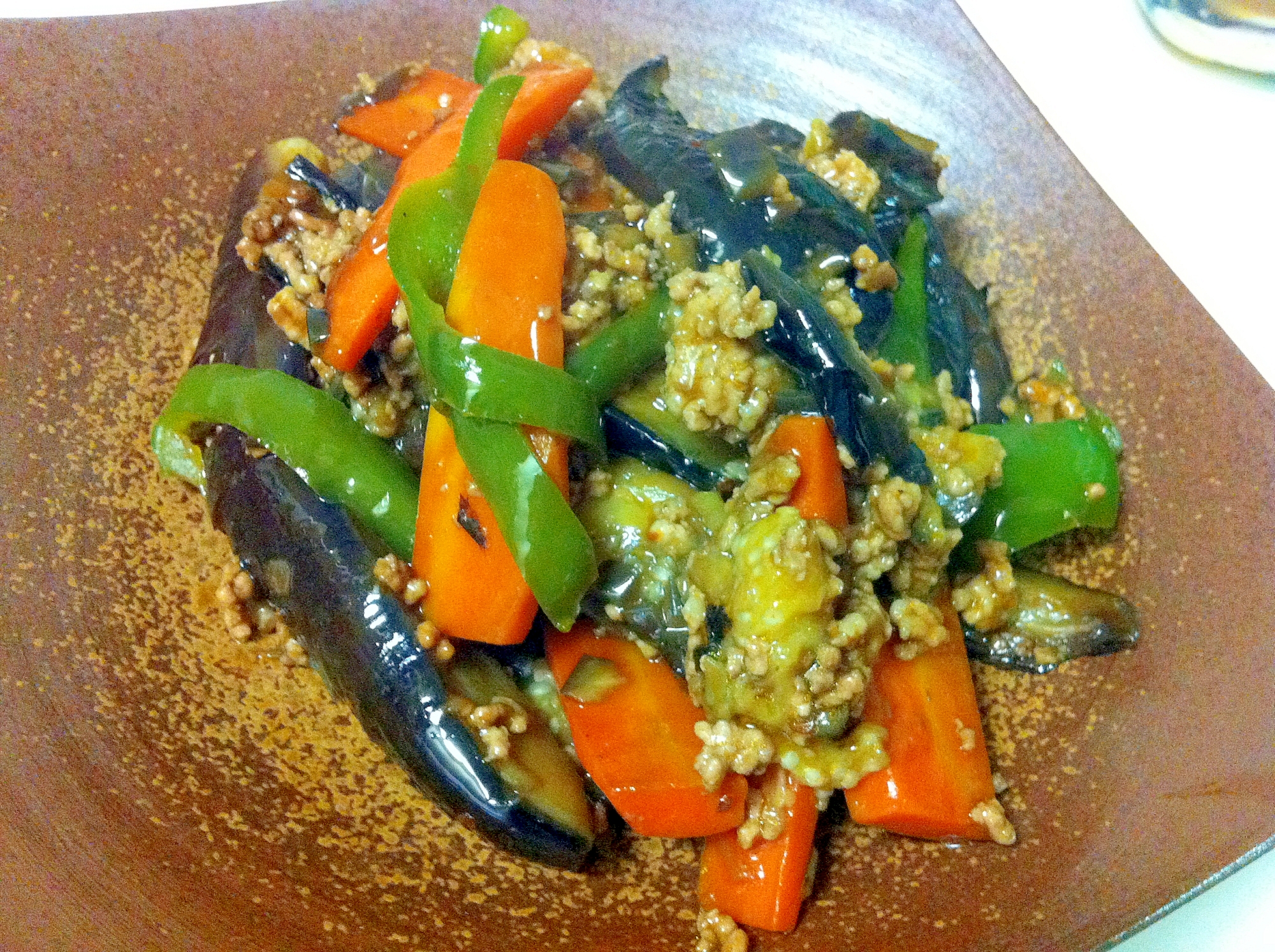 野菜たっぷり♪ご飯がモリモリ~トロ~り麻婆茄子