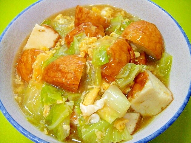 魚河岸あげのキャベ玉あんかけ煮 レシピ・作り方 by mint74｜楽天レシピ