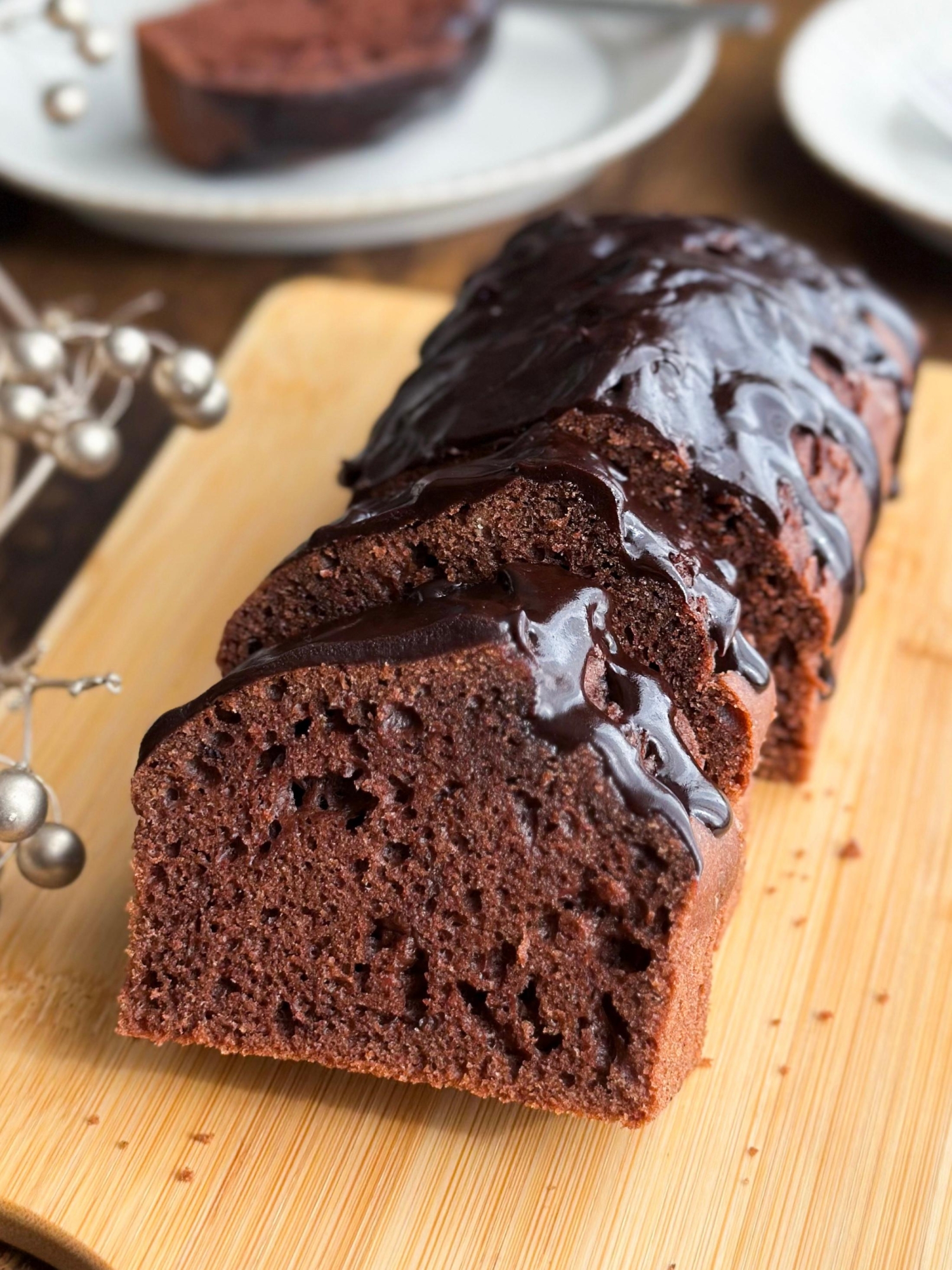 焼くまで5分!【米粉のショコラパウンドケーキ】