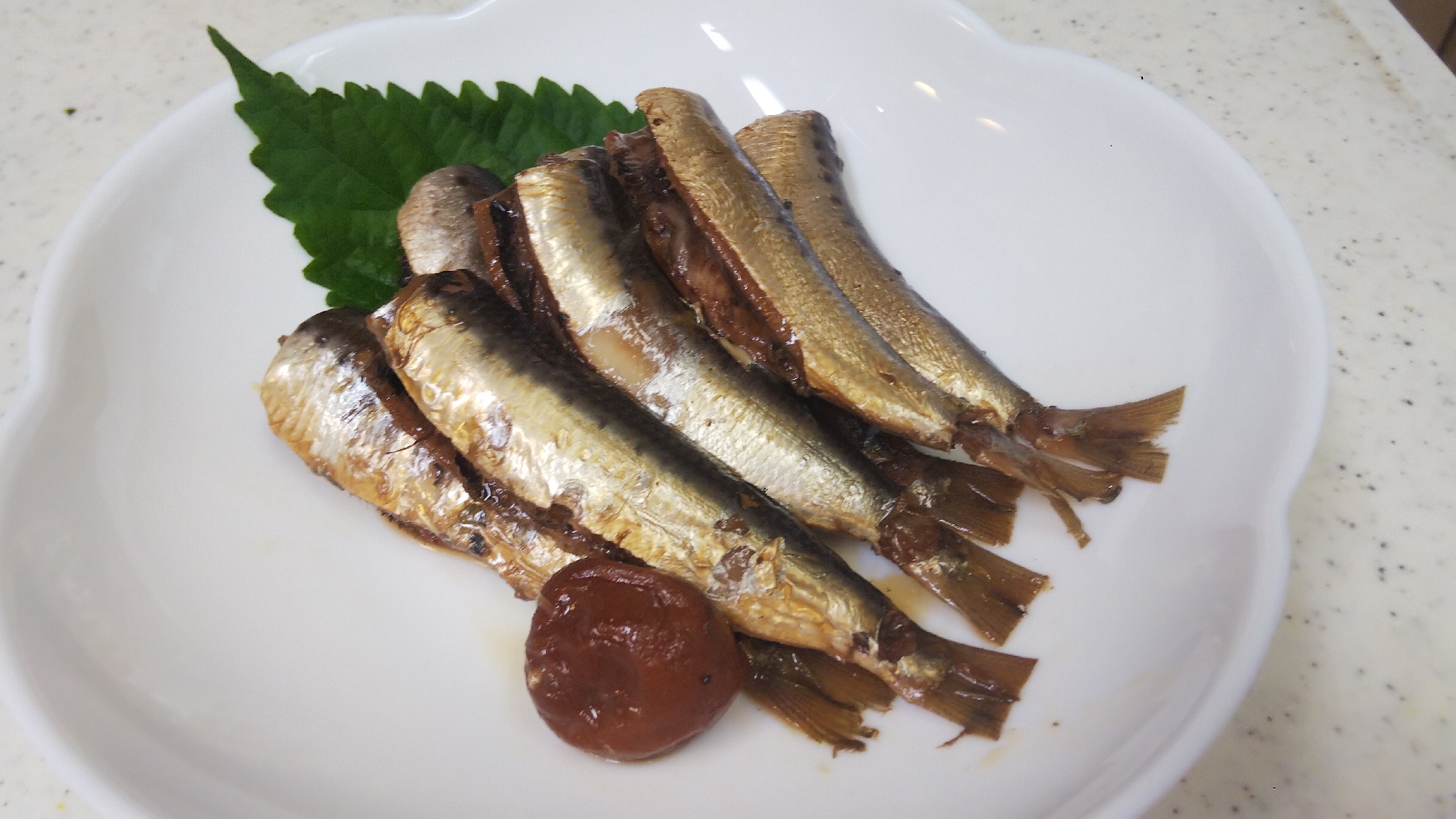 圧力鍋で♪いわしの梅煮