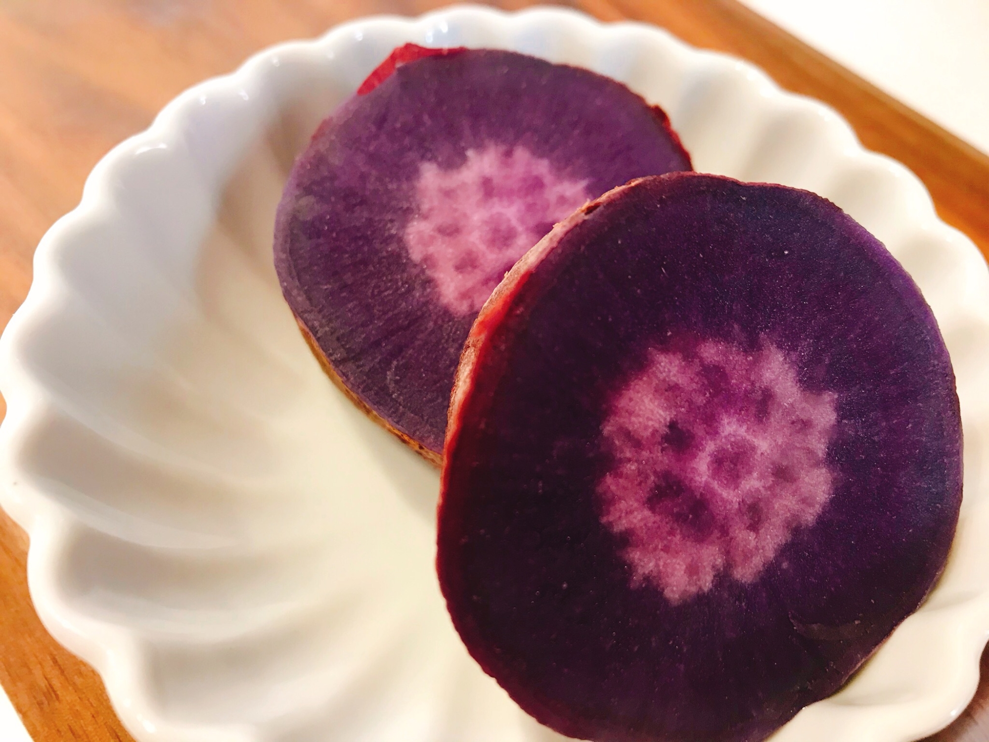 炊飯器de蒸かし紫芋(パープルスイートロード）