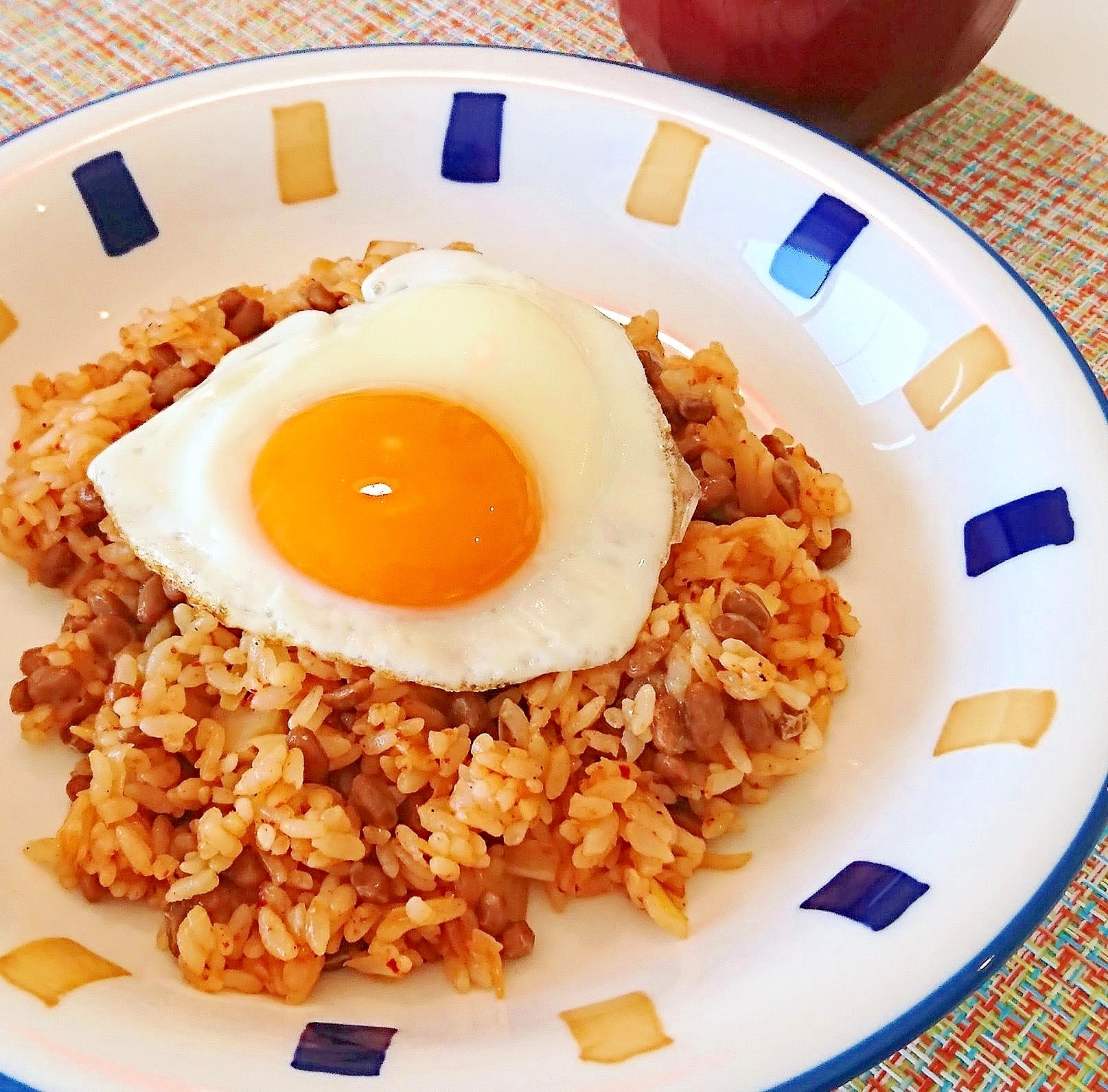 キムチ納豆チャーハン