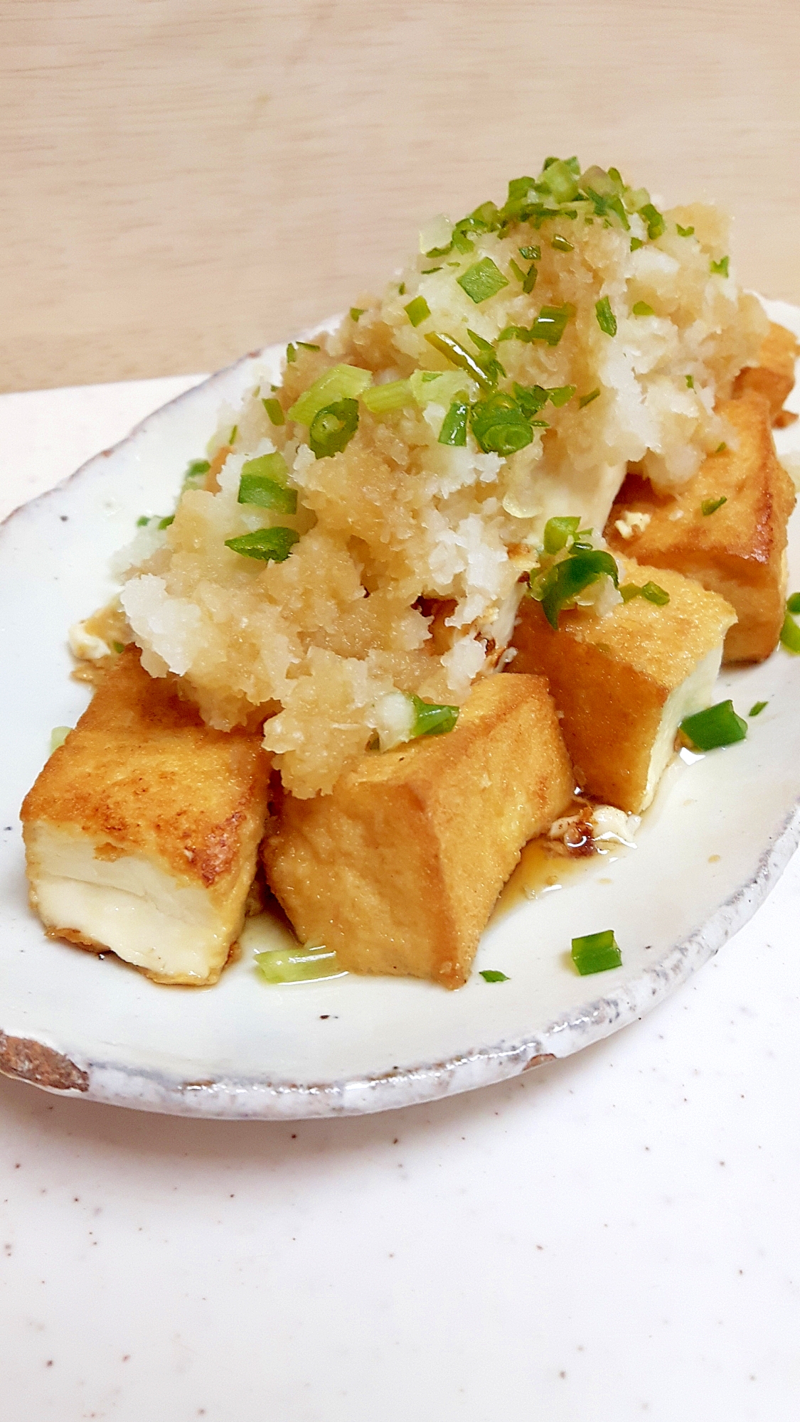 簡単おいしい 厚揚げのソテーおろし醤油 レシピ 作り方 By Acchan66 楽天レシピ