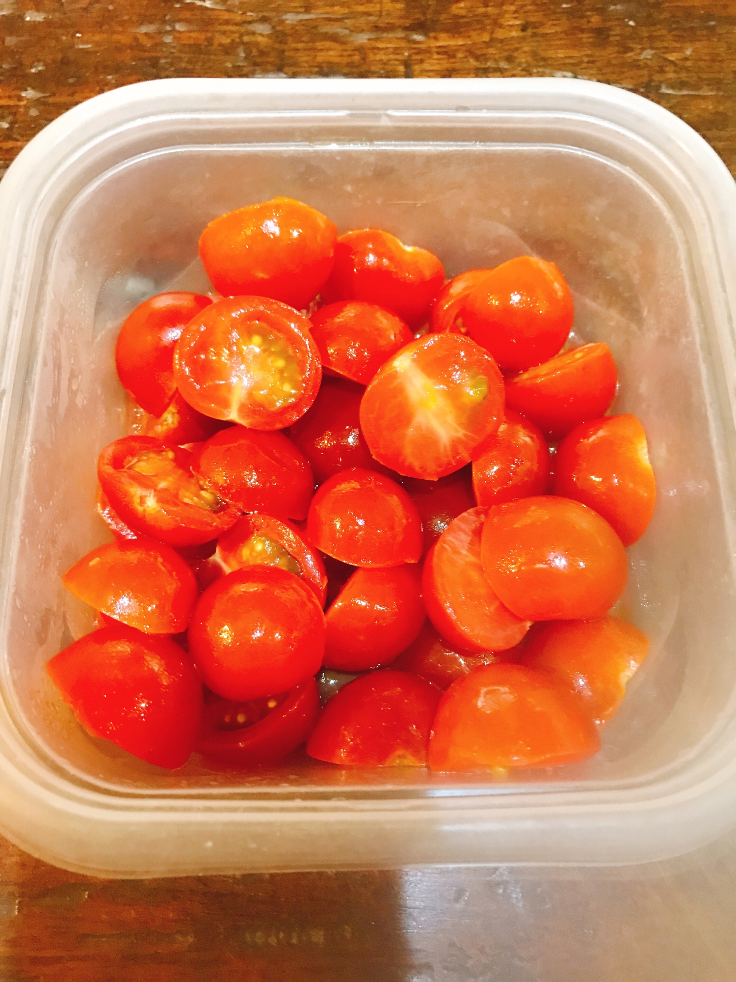 ミニトマト オリーブオイル漬け レシピ 作り方 By およねこ45 楽天レシピ