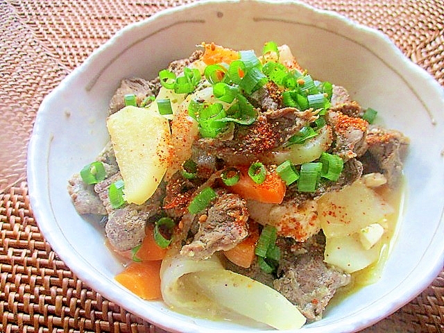 馬肉の味噌煮込み