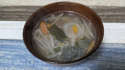 しいたけの軸と大根のスープ