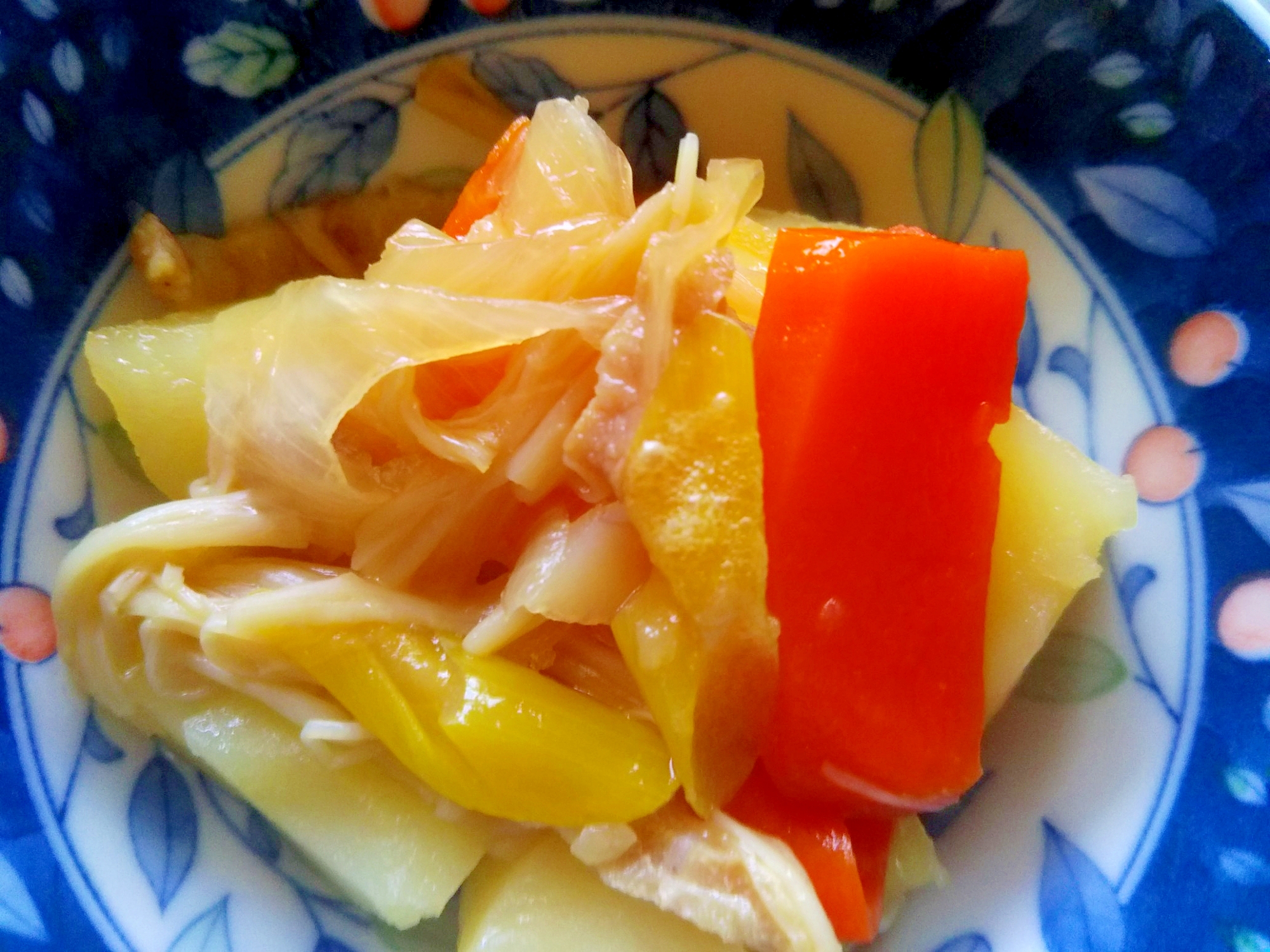 じゃが芋とエノキの煮物