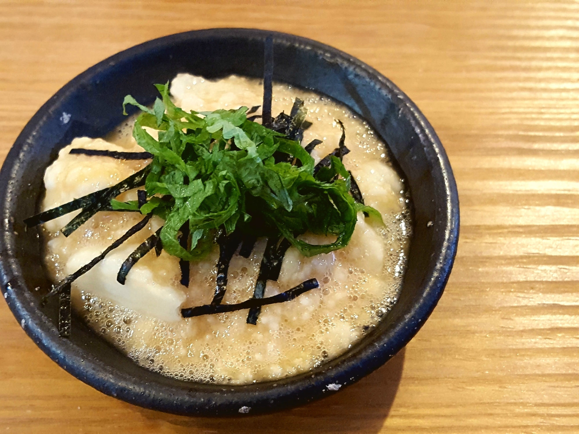 たたき長芋のわさび醤油和え