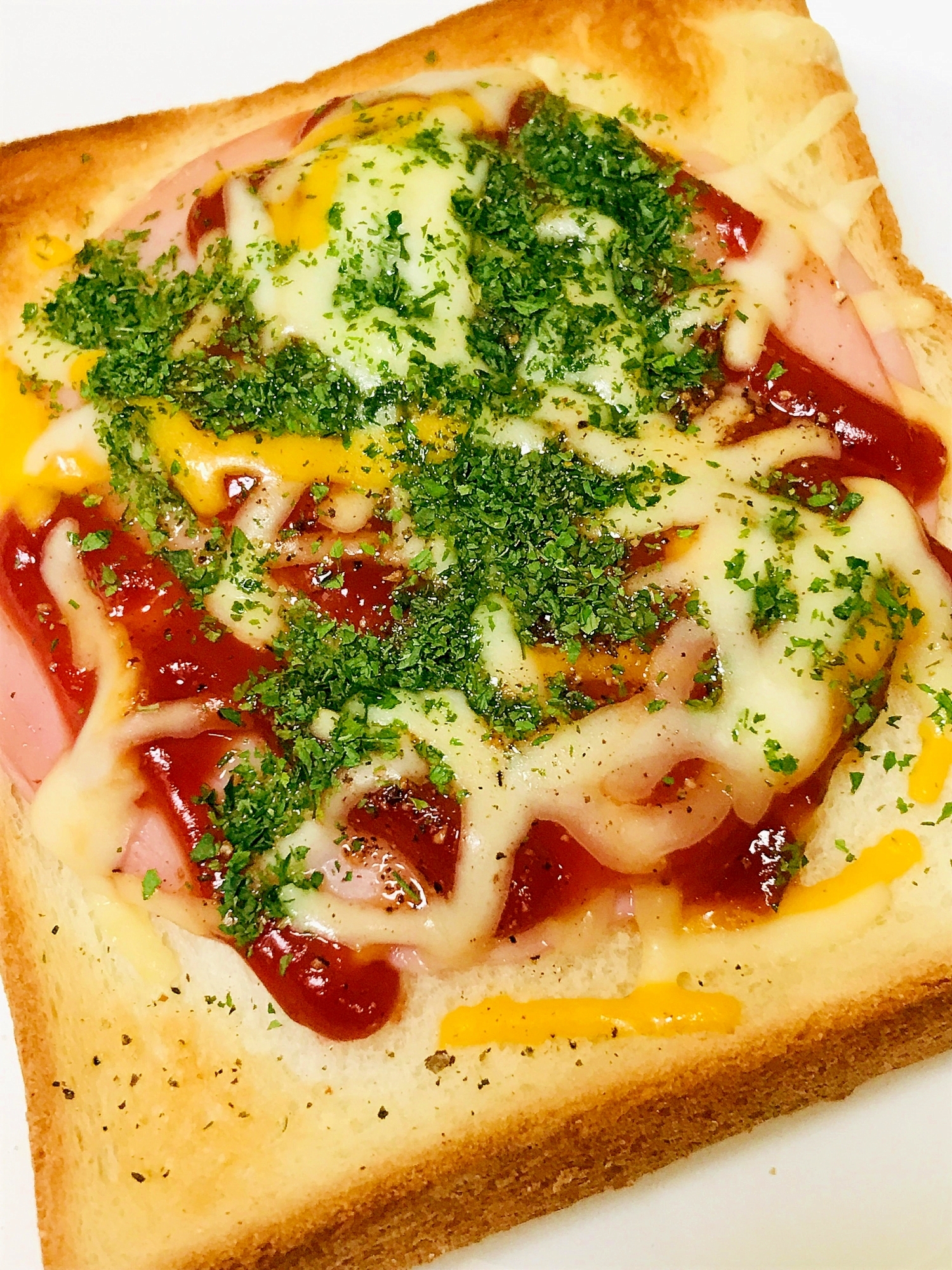 惣菜パン系●ハム＆チーズのケチャップトースト