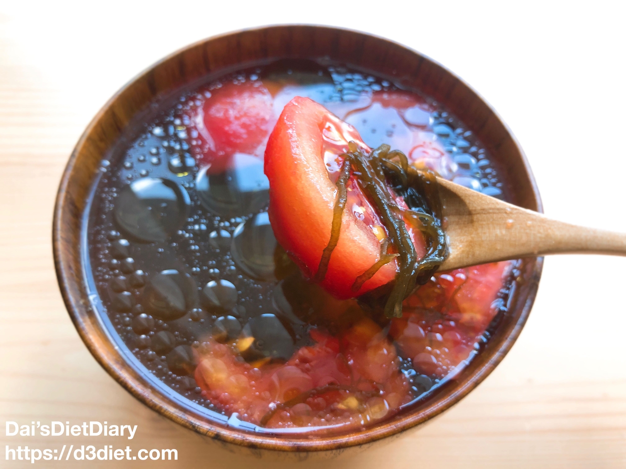 もずく酢とトマトのお吸い物 レシピ 作り方 By Dai Chan 楽天レシピ