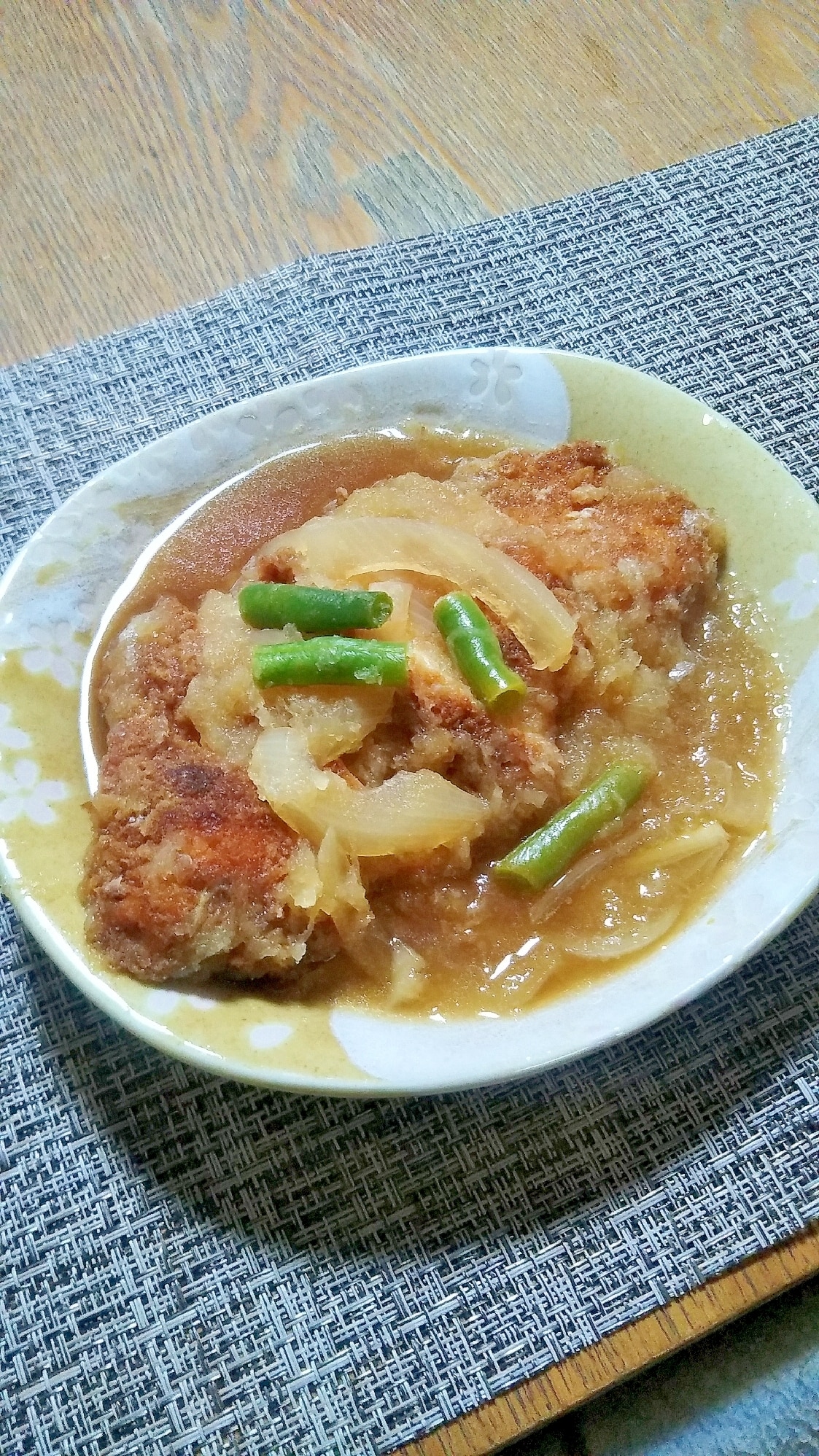 大○屋チキンかあさん煮定食似♪チキンカツのおろし煮