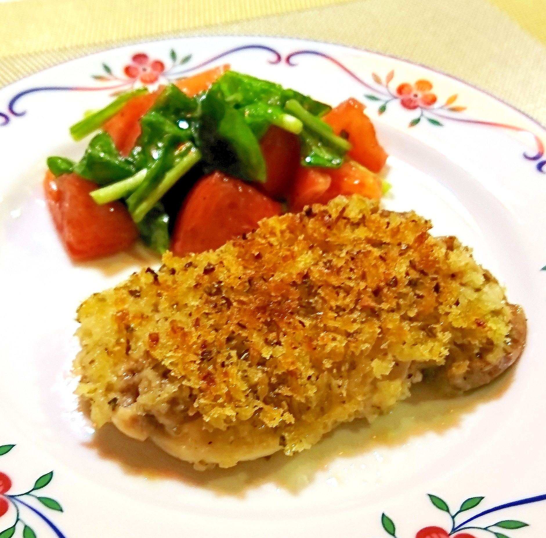 トースターで鶏肉のパン粉焼き レシピ 作り方 By メリッコ 楽天レシピ