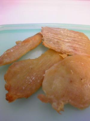 簡単わんわん無添加ソフトジャーキー鶏胸肉で レシピ 作り方 By メルモのまま 楽天レシピ