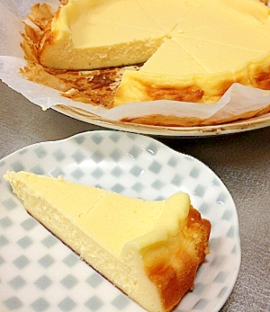 ほんのりメープル香る☆簡単☆濃厚☆チーズケーキ