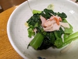 弁当用　小松菜とカニカマのレンチン副菜