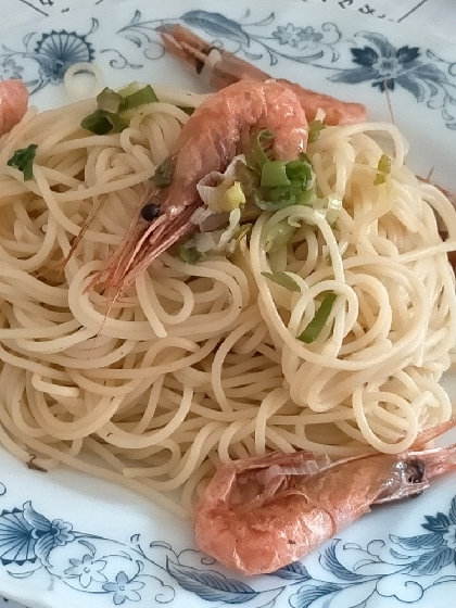 残り物　海老の殻で作る激安パスタ【パスタ100】