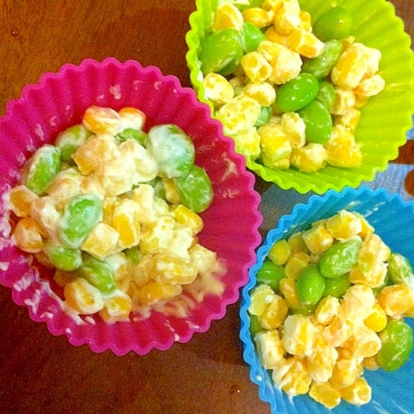 お弁当に 冷凍ok コーンと枝豆のマヨサラダ レシピ 作り方 By Maru 楽天レシピ お弁当に 冷凍ok コーンと枝豆のマヨサラダ レシピ 作り方 By Maru 楽天レシピ