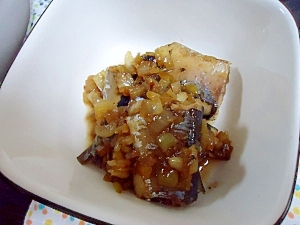秋刀魚と玉ねぎの煮物