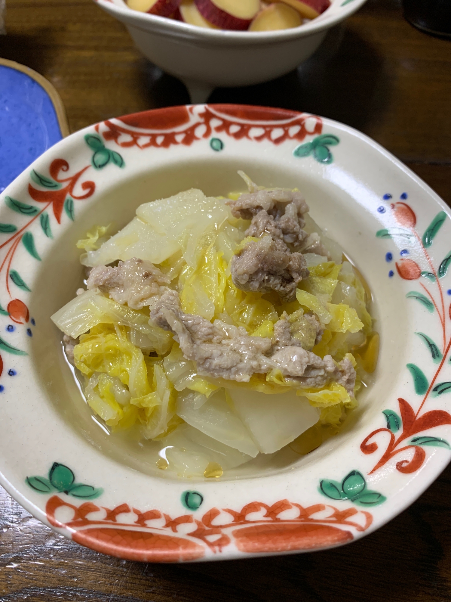 白菜と豚肉の酒蒸し【簡単でヘルシー】