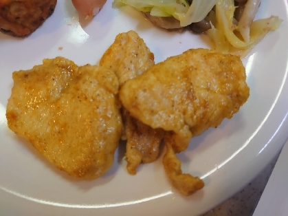 カレー風味が美味しかったです(^^)たくさん作ってお弁当にも入れました！