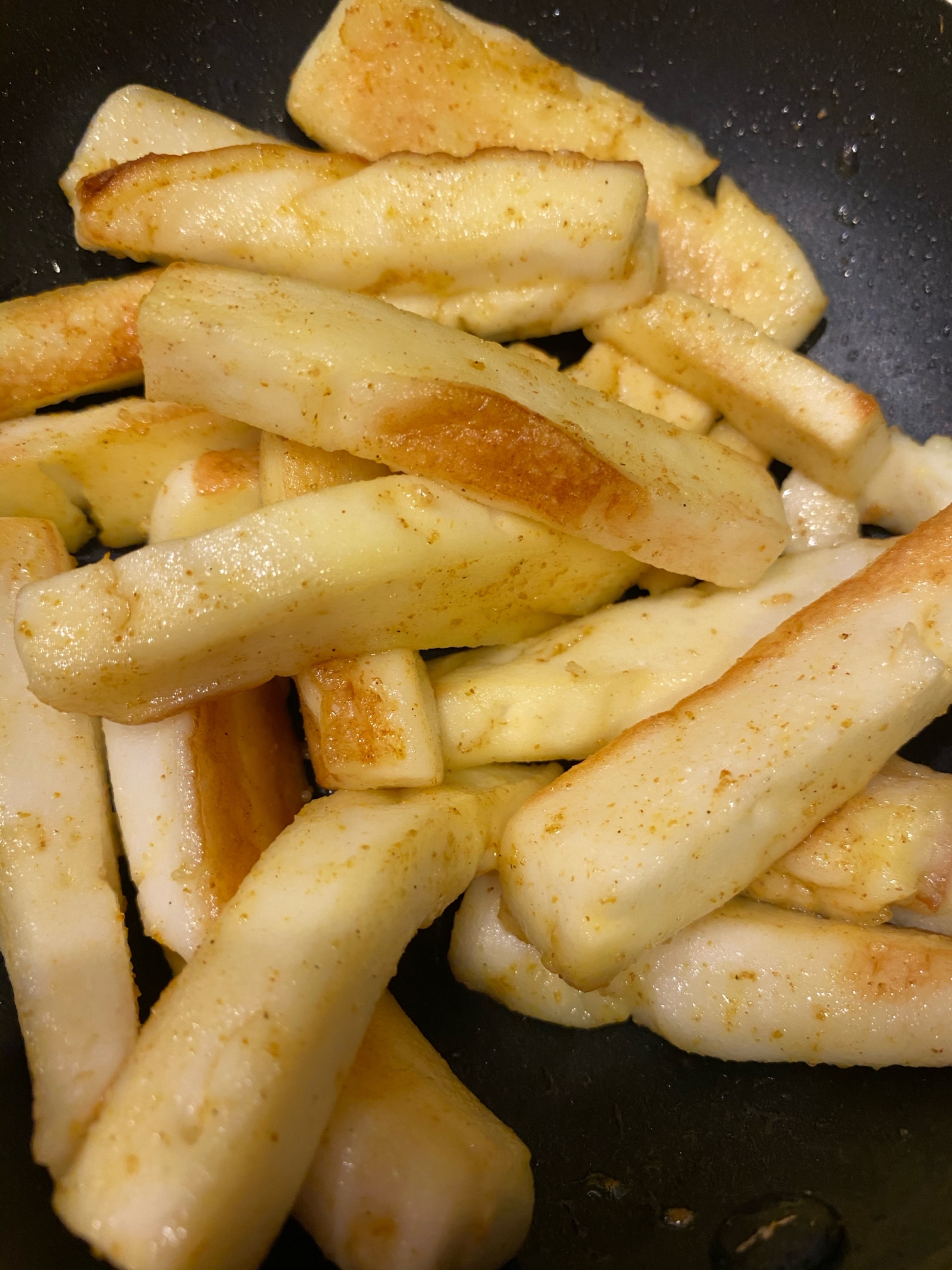 はんぺんのカレーマヨ焼き