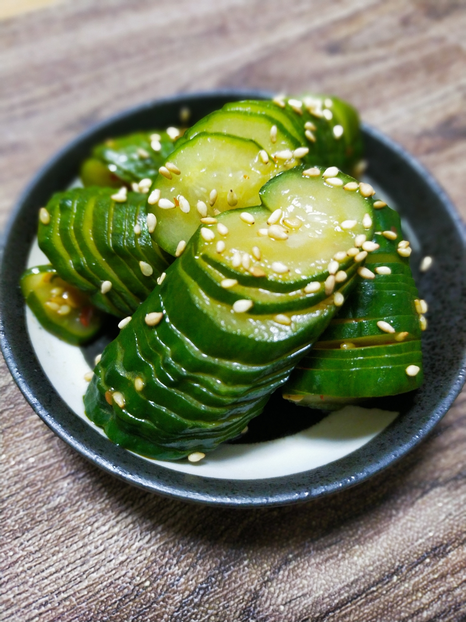 ピリ辛☆簡単☆豆板醤でキュウリのササッと漬け