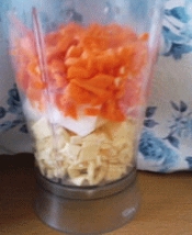 さつまいも入り 秋の季節野菜のスムージー レシピ 作り方 By とらっこ100 楽天レシピ