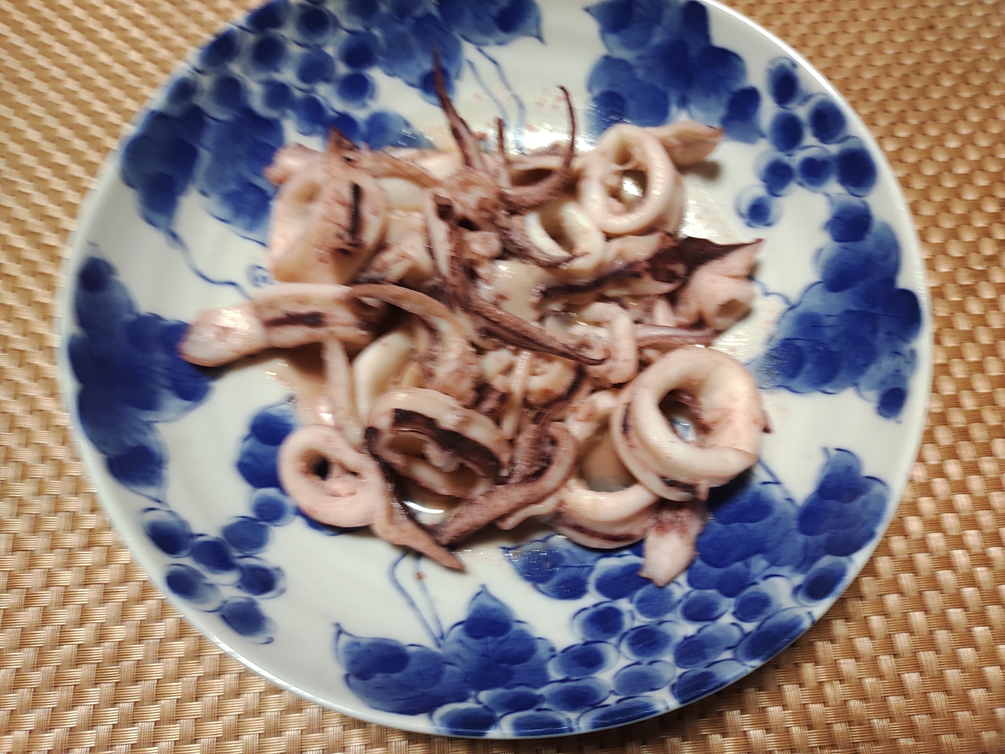 スルメイカのバター炒め