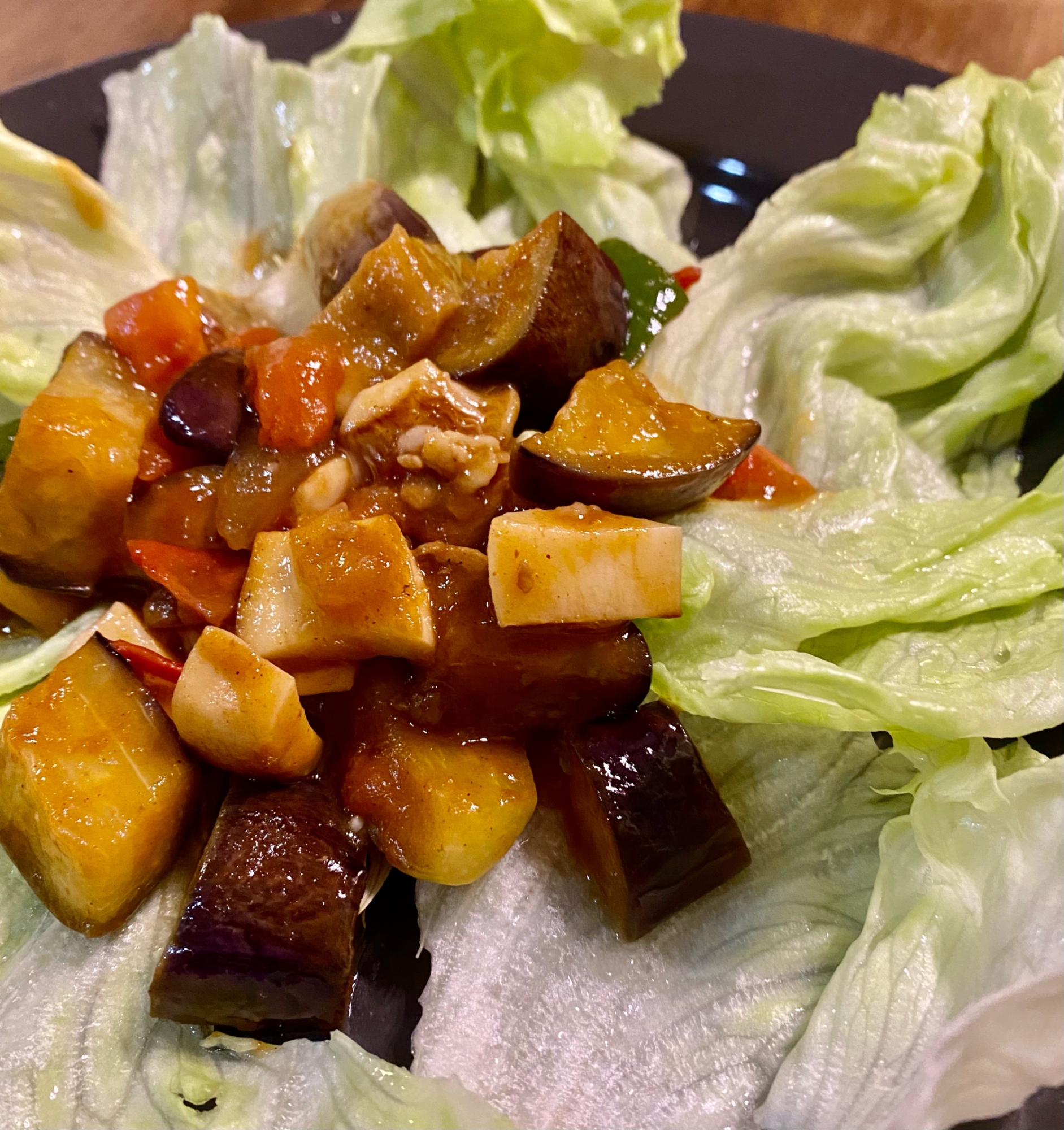 余ったハヤシライスソース救出【夏野菜炒め】♫