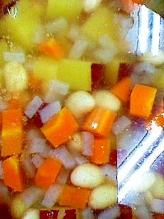 大豆と芋の煮物