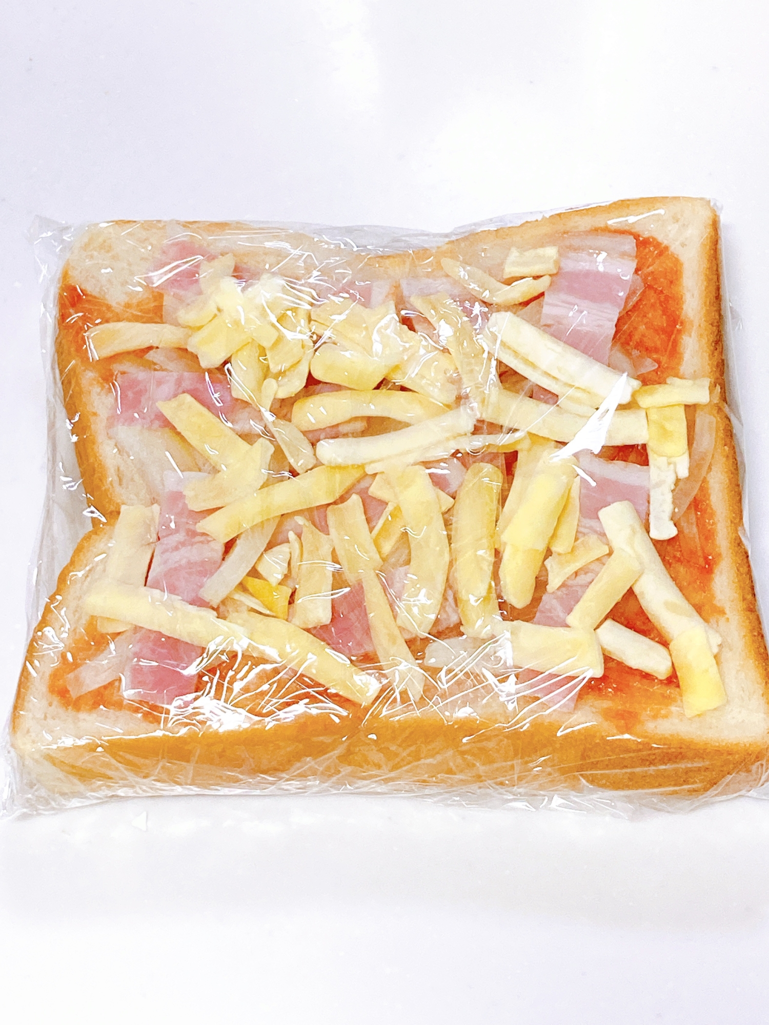 幼児食☆冷凍保存ピザ風トースト