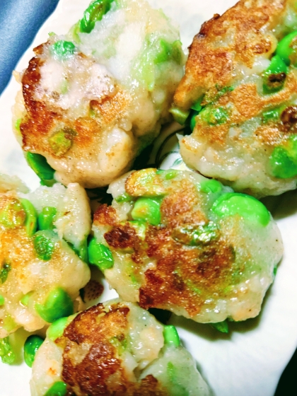 ふわふわ豆腐はんぺんの海鮮焼き