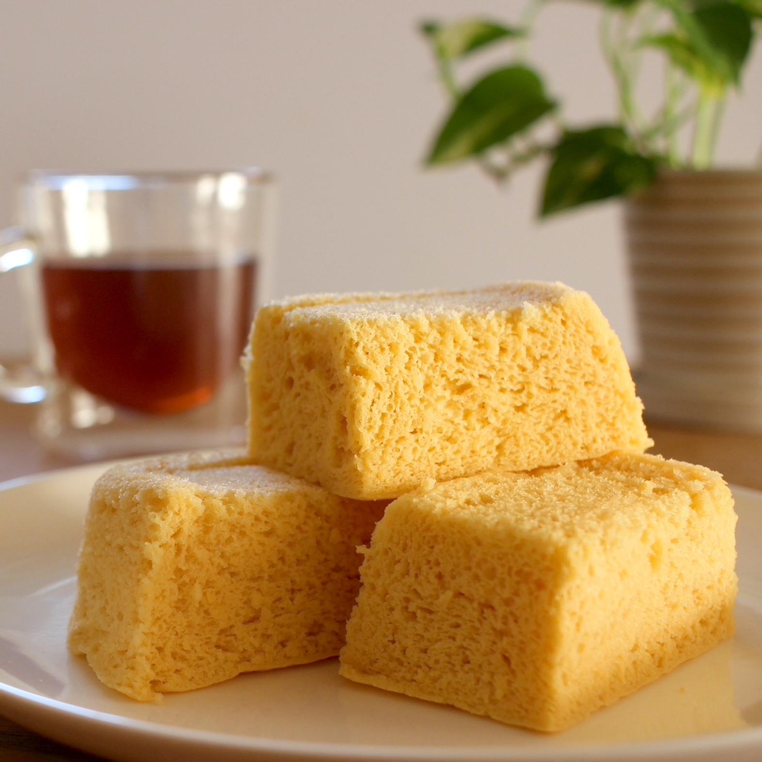 1で覚える/おからと米粉のノンオイルレンジ蒸しパン