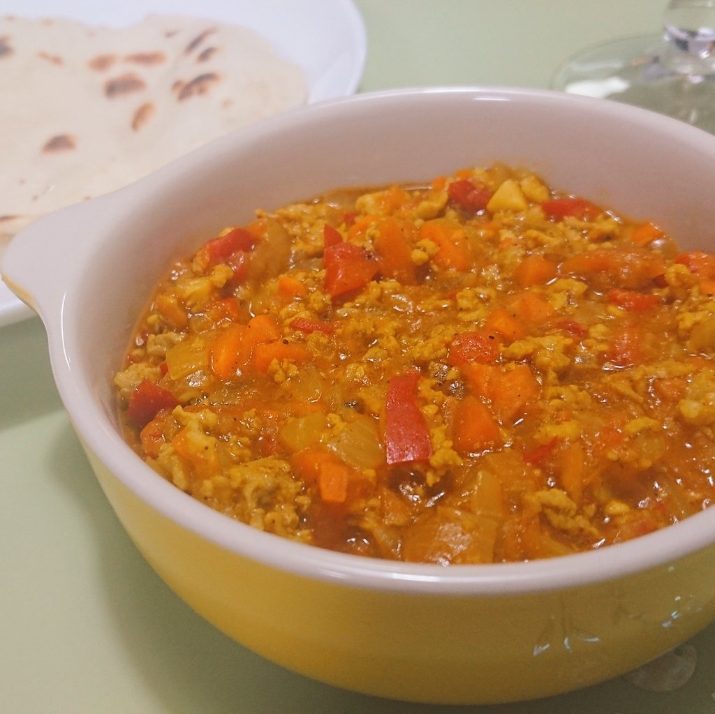 野菜たっぷり♡スパイスから作るキーマカレー