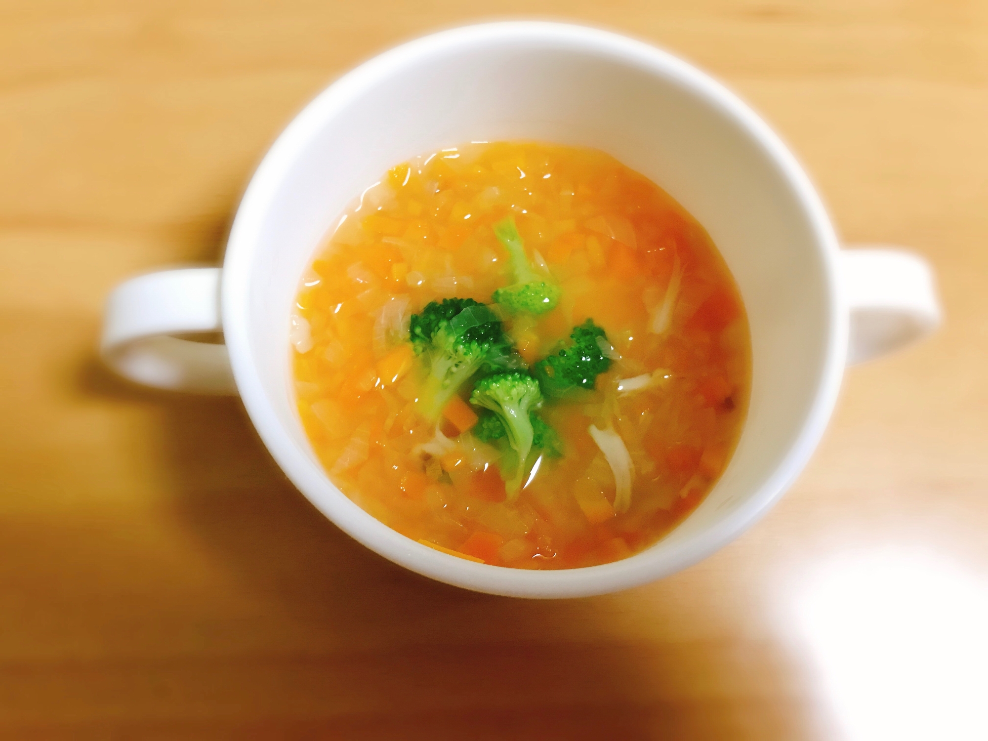 離乳食完了期 野菜たっぷりコンソメスープ レシピ 作り方 By Cocopoteito 楽天レシピ
