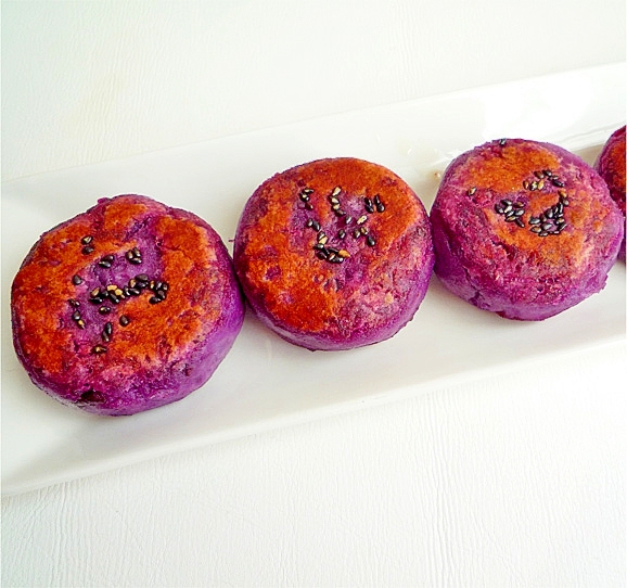 紫芋のさつまいもお焼き レシピ 作り方 By Liqueur 楽天レシピ