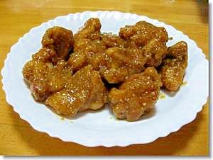 すりごまでとろ～り♪つけ込み唐揚げ