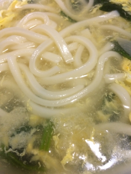 ほうれん草追加しましたー！

お腹に優しいうどんが食べたかったので、助かりましたー！