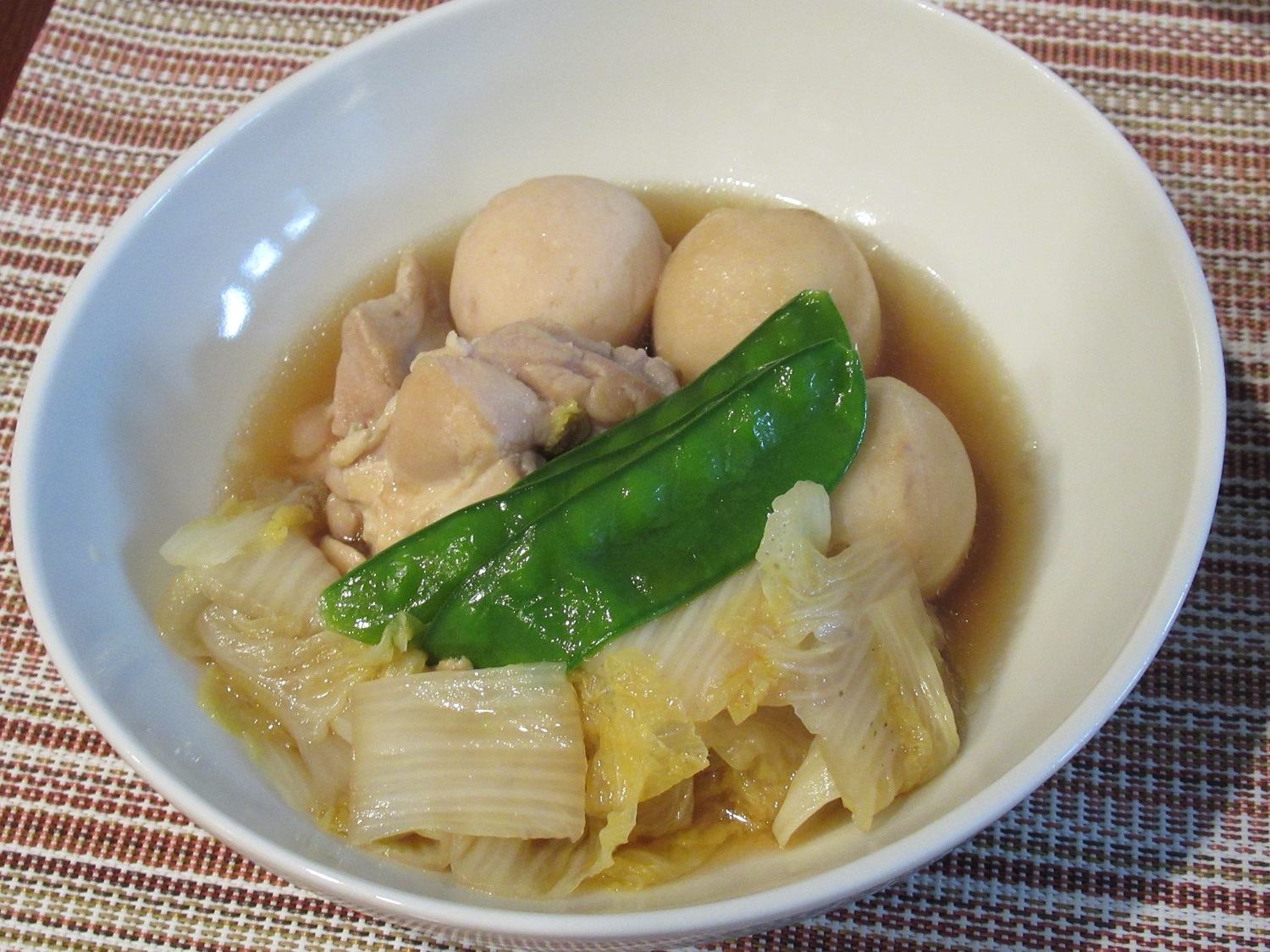 鶏もも肉と里芋・白菜の煮物