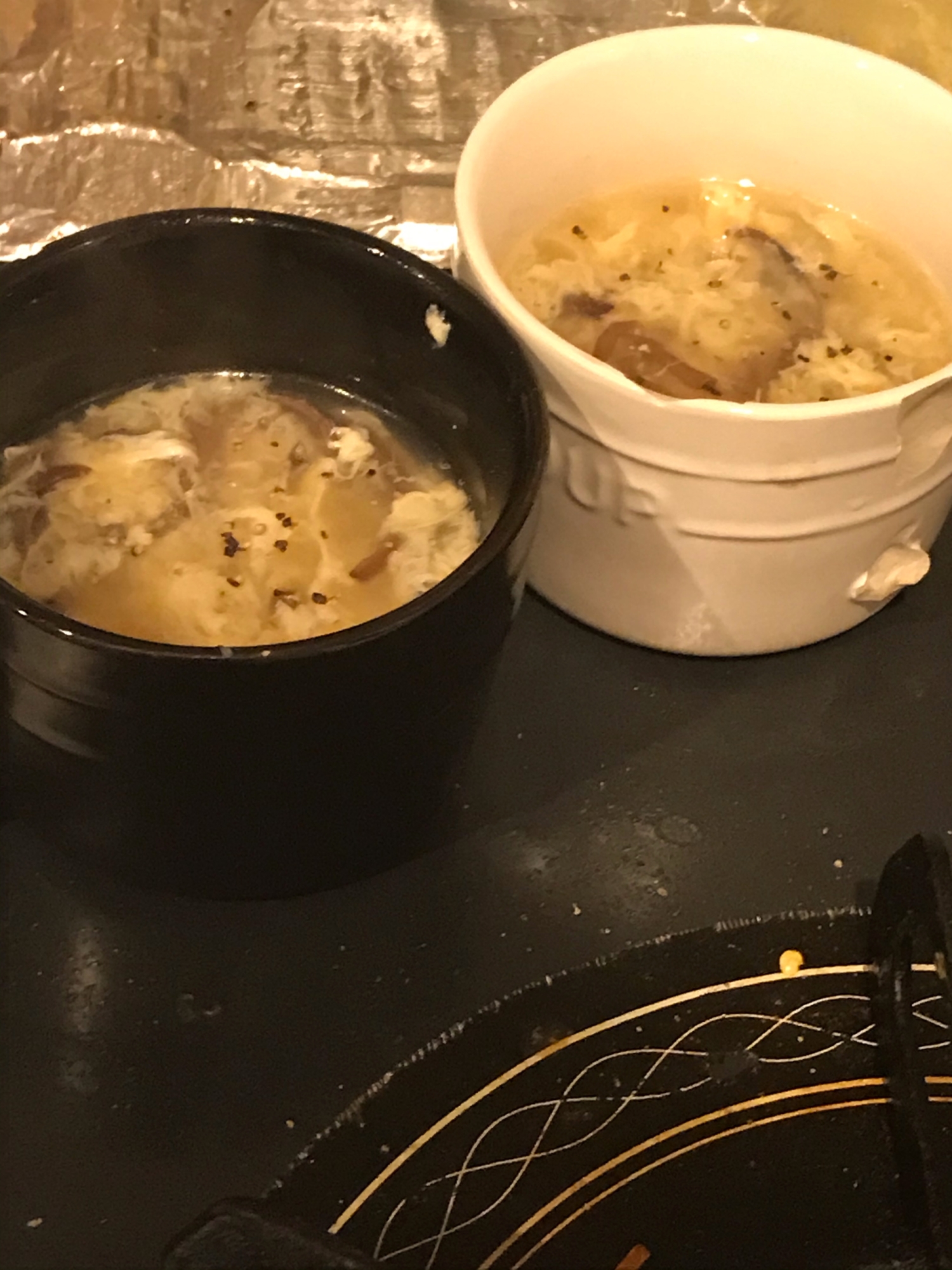 キクラゲと卵のふんわりスープ