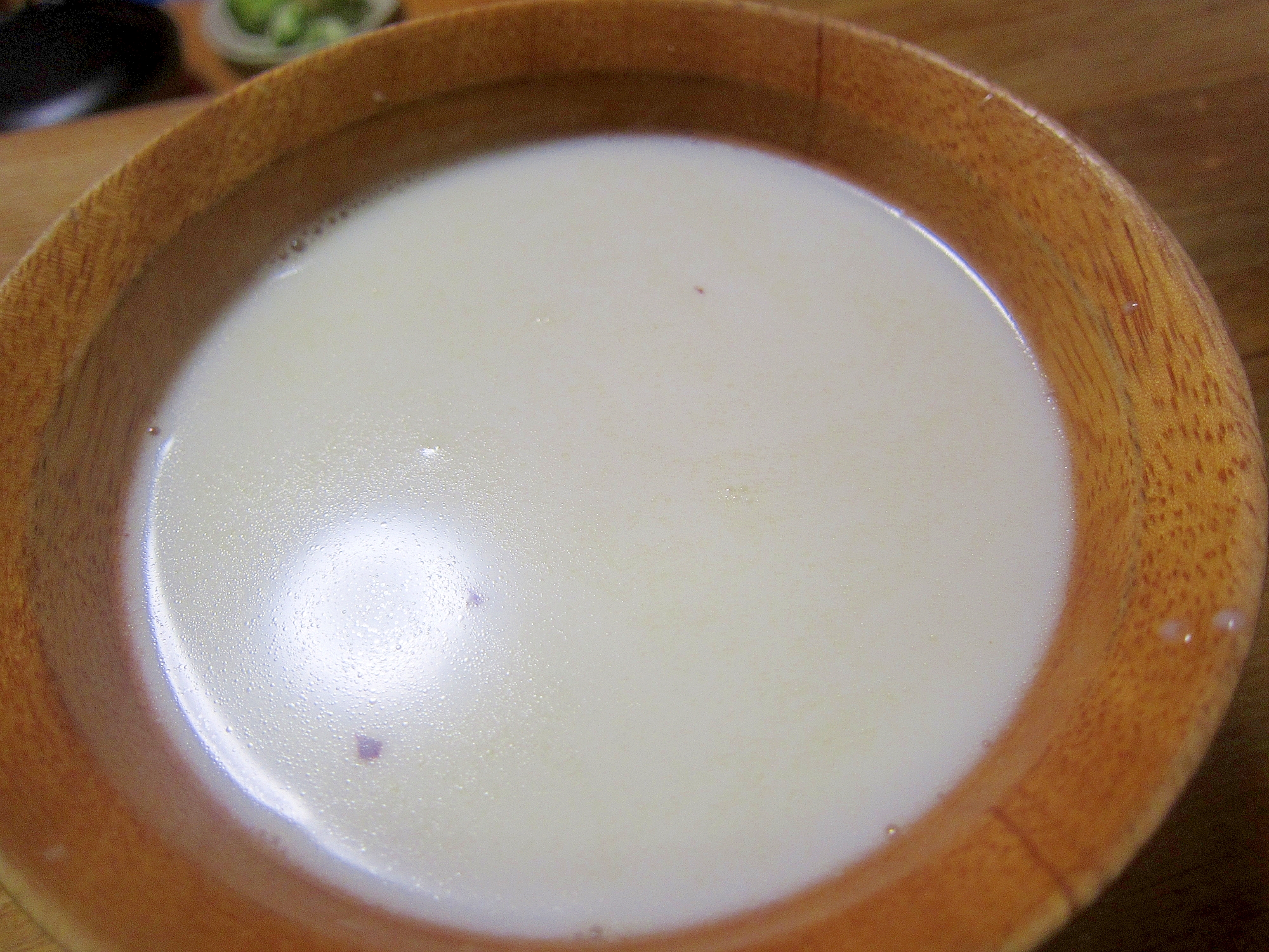 マーガリンと牛乳さつま芋のスープ