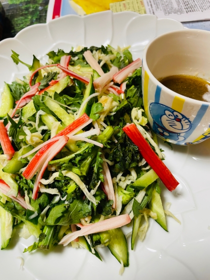 10分で、切り干し大根中華風和え物