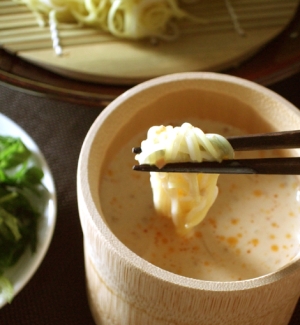 豆乳麺つゆそうめん