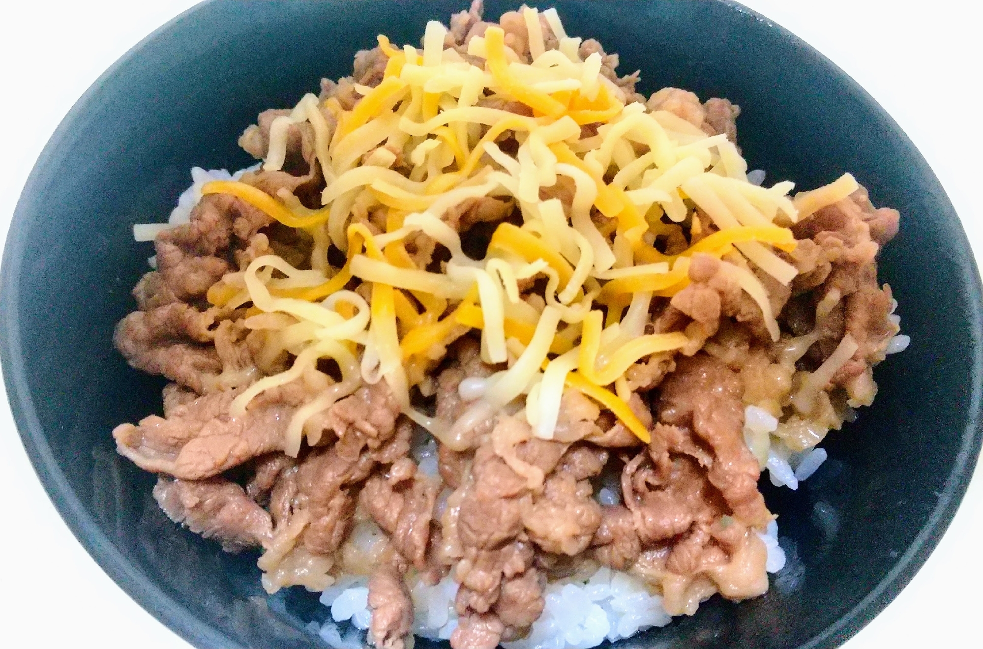 チーズ牛丼